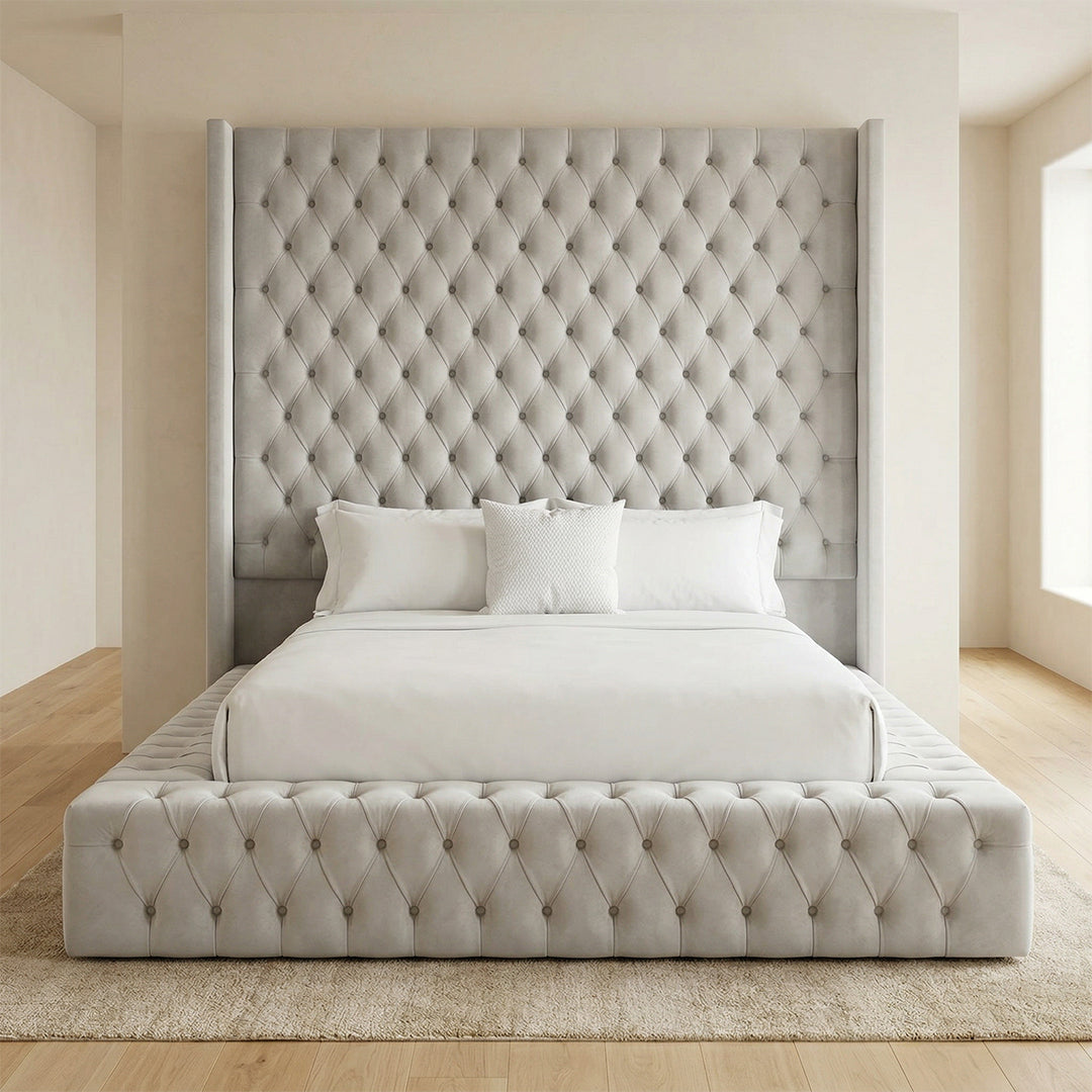 Ambassador Wingback Chesterfield Bed – AQ Beds