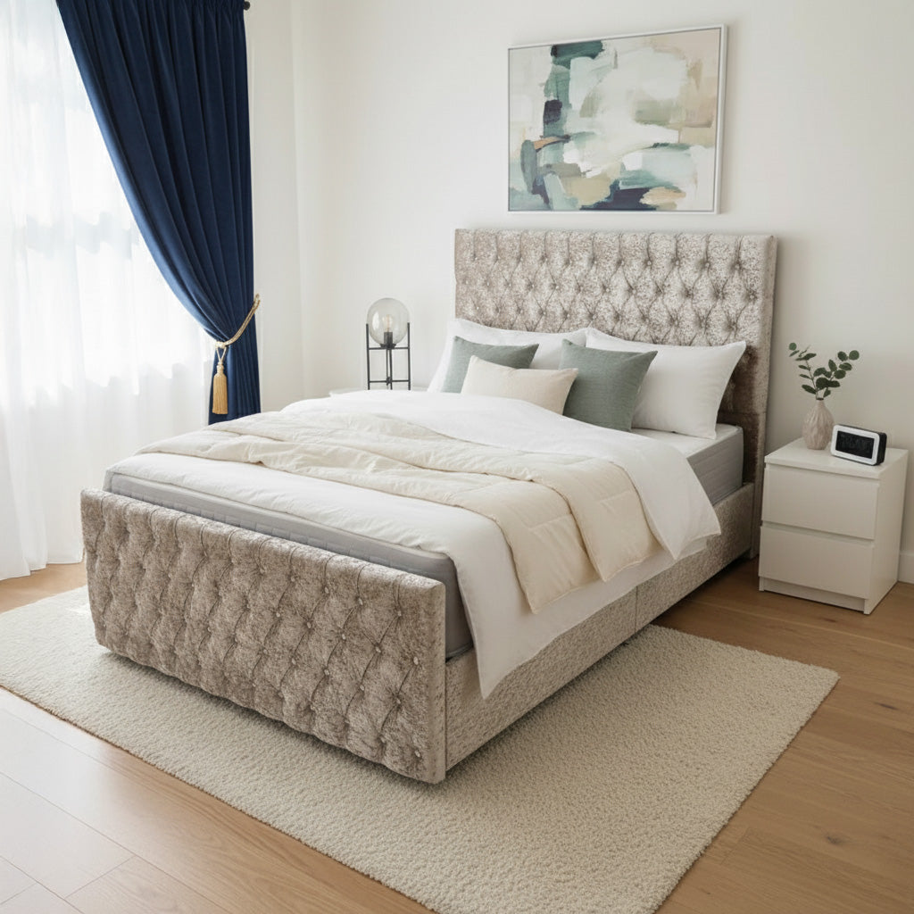 Monoco Luxury Chesterfield Bed – AQ Beds