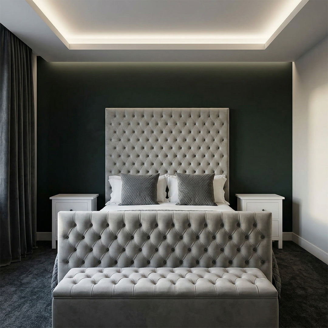 Oxford Wingback Chesterfield Bed – AQ Beds
