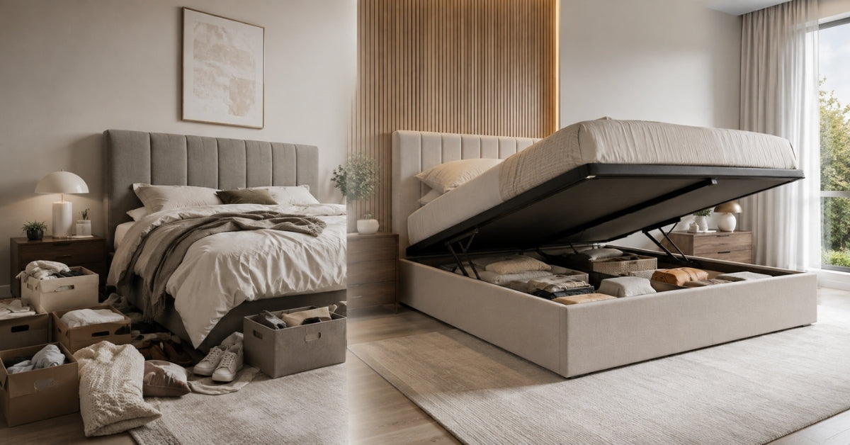 Bedroom Always Feels Cluttered? Your Bed Base Could Be the Problem