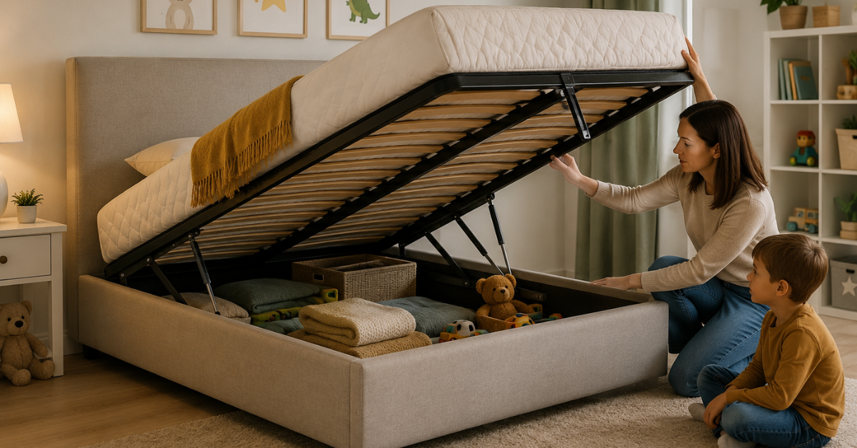 Are Ottoman Storage Beds Safe for Children? What Parents Should Check