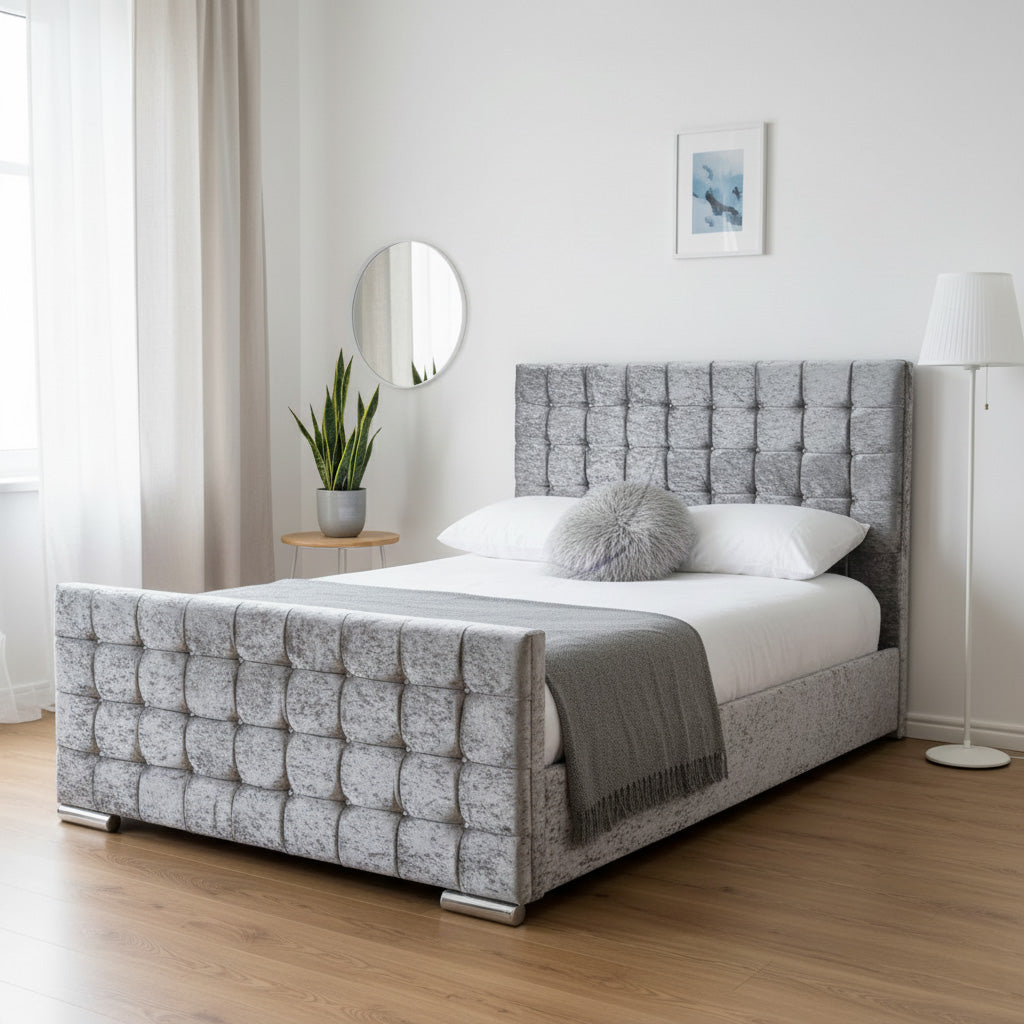 Cube Footboard Bed