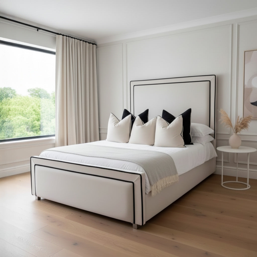 Plain Strip Divan Bed