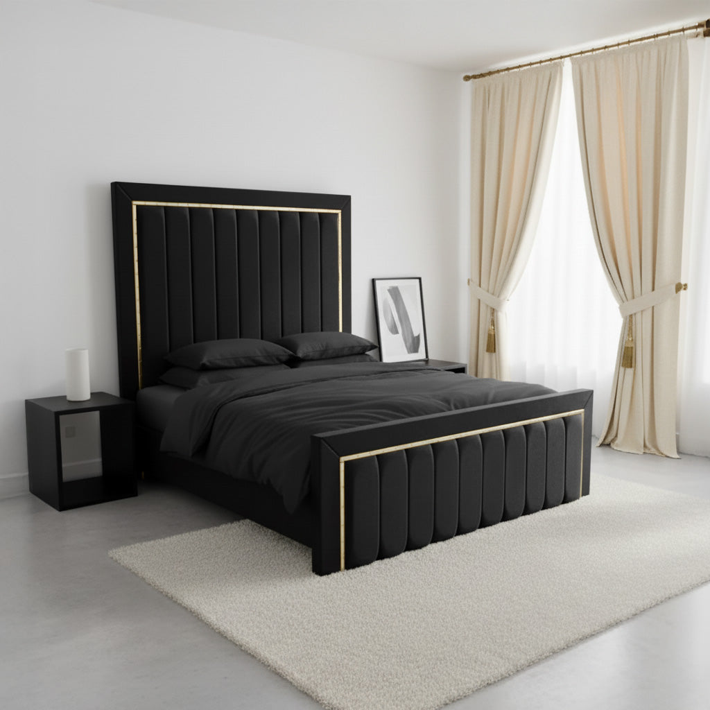 Panel Strip Luxury Bed
