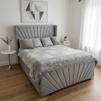 Olive Wing Footboard Bed