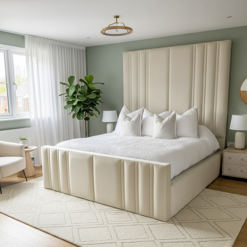 Crown Panal Luxury Bed