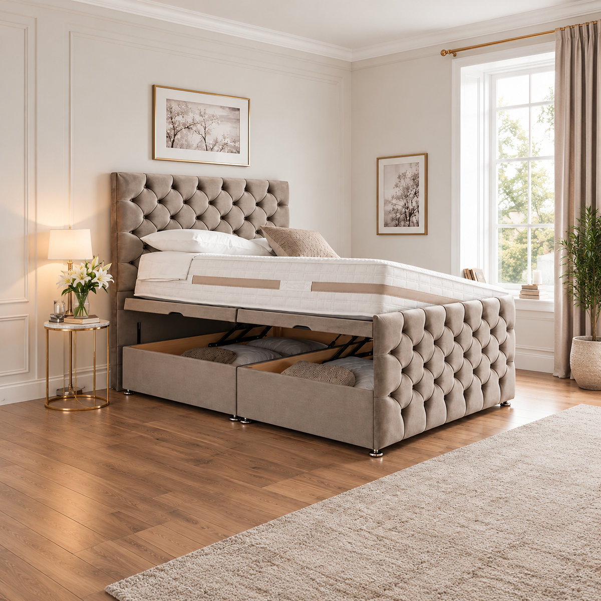 The Cavendish Ottoman Bed