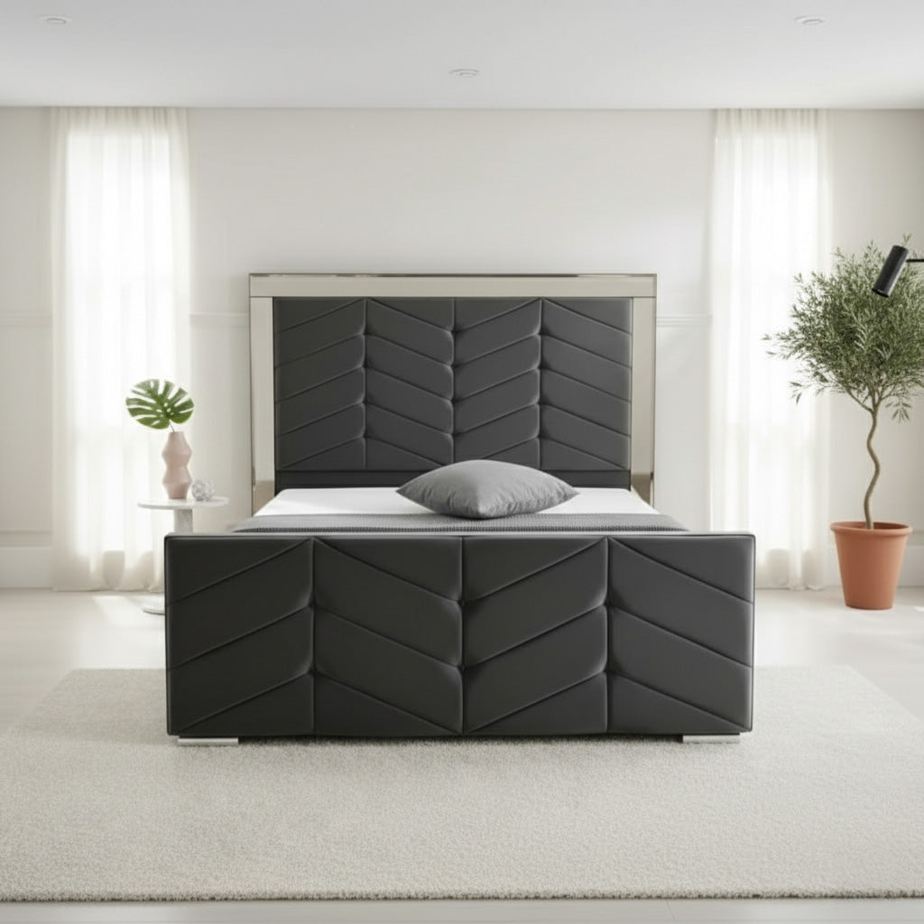 Tower Mirror Luxury Bed