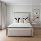 Plain Strip Divan Bed