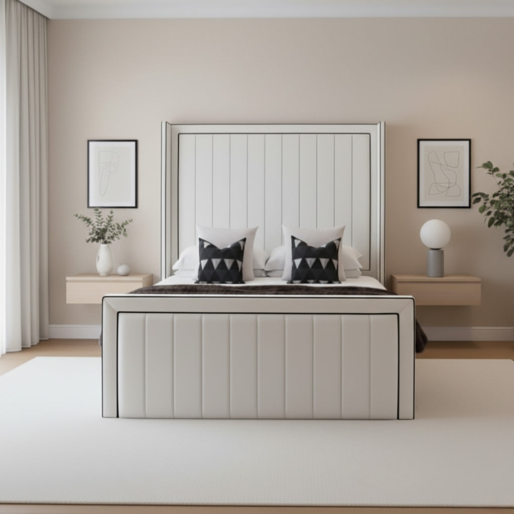 Tokyo Wingback Footboard Bed