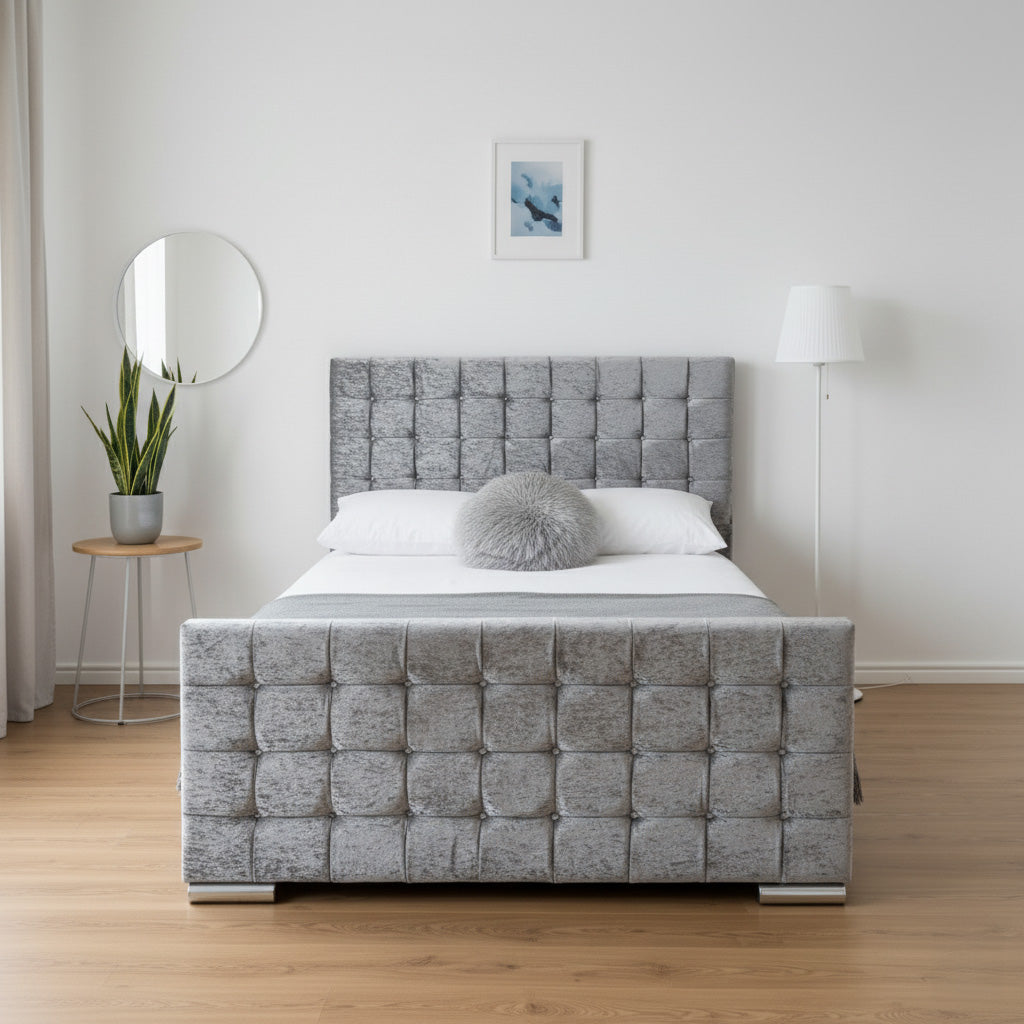 Cube Footboard Bed