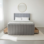 Lynx Wingback Footboard Bed