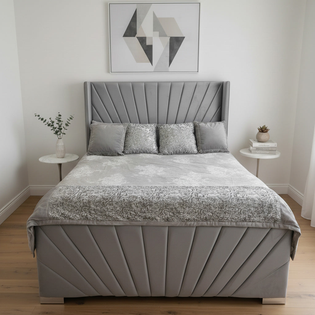 Olive Wing Footboard Bed
