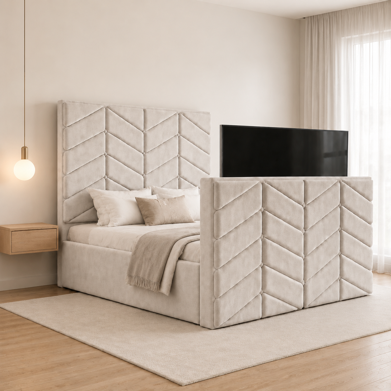 The Chevron TV Bed