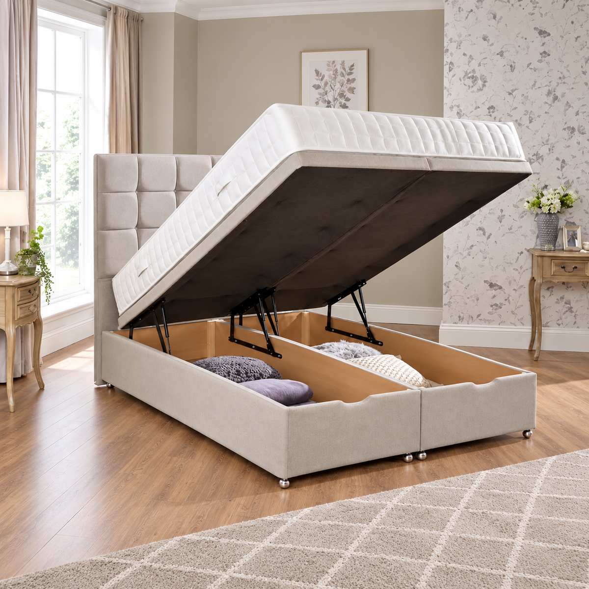 The Elodie Ottoman Bed