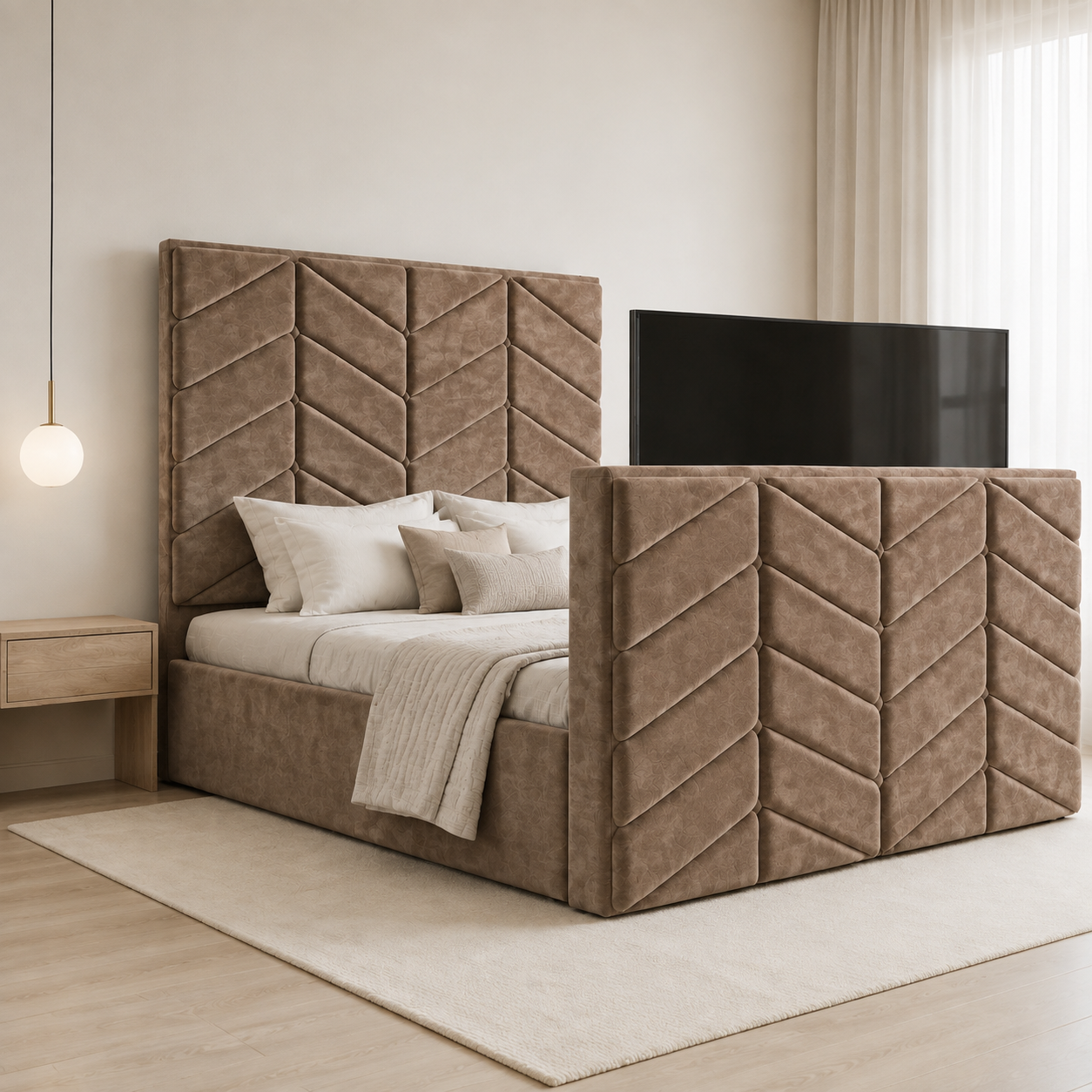The Chevron TV Bed