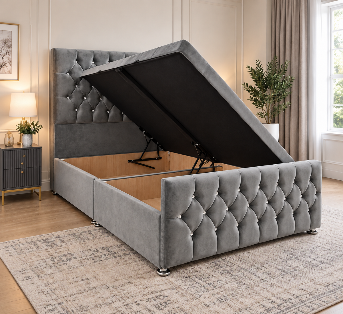 The Vivienne Ottoman Bed