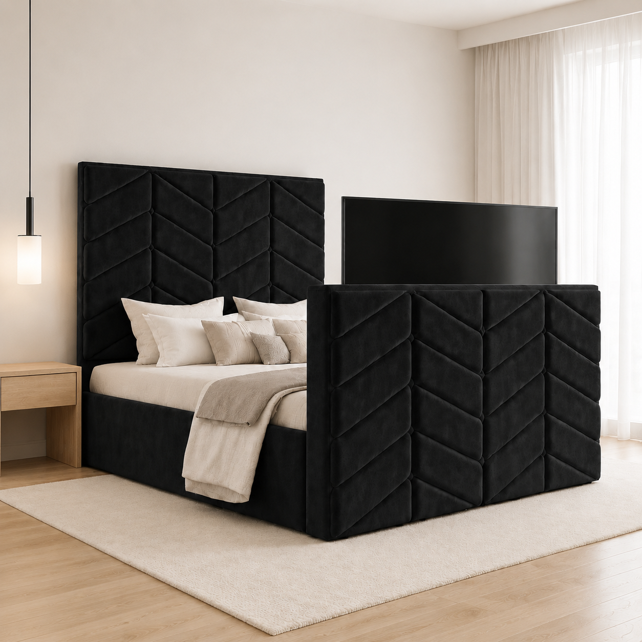 The Chevron TV Bed