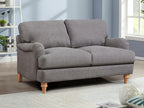 Belvadere 2 Seater Fabric Sofa – Grey