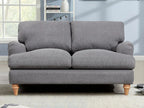 Belvadere 2 Seater Fabric Sofa – Grey