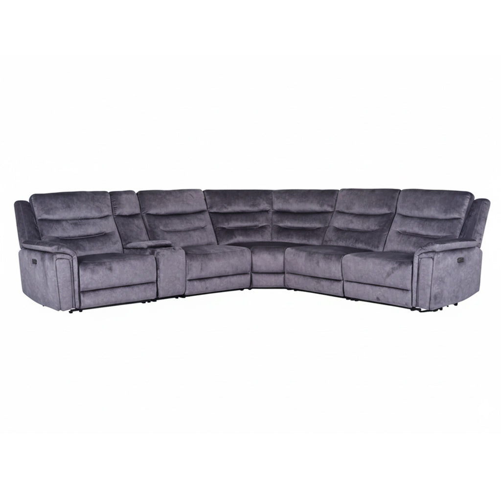 Berlin Dark grey Corner Sofa