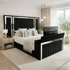 Panel Mirror Tv Bed