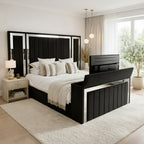 Panel Mirror Tv Bed
