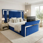 Panel Mirror Tv Bed