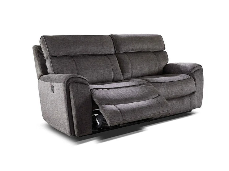 Brooklyn 3 Seater Recliner Sofa Grey
