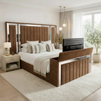 Panel Mirror Tv Bed