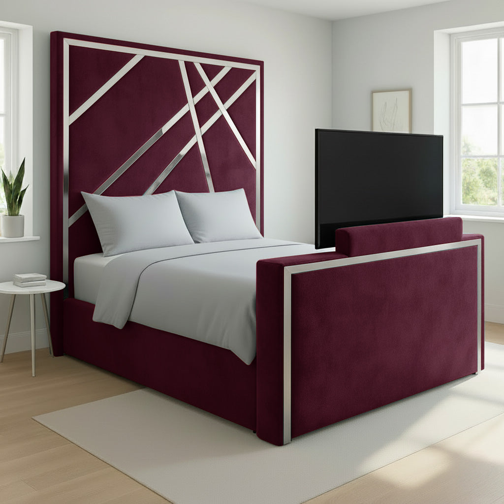chenille-burgandy 