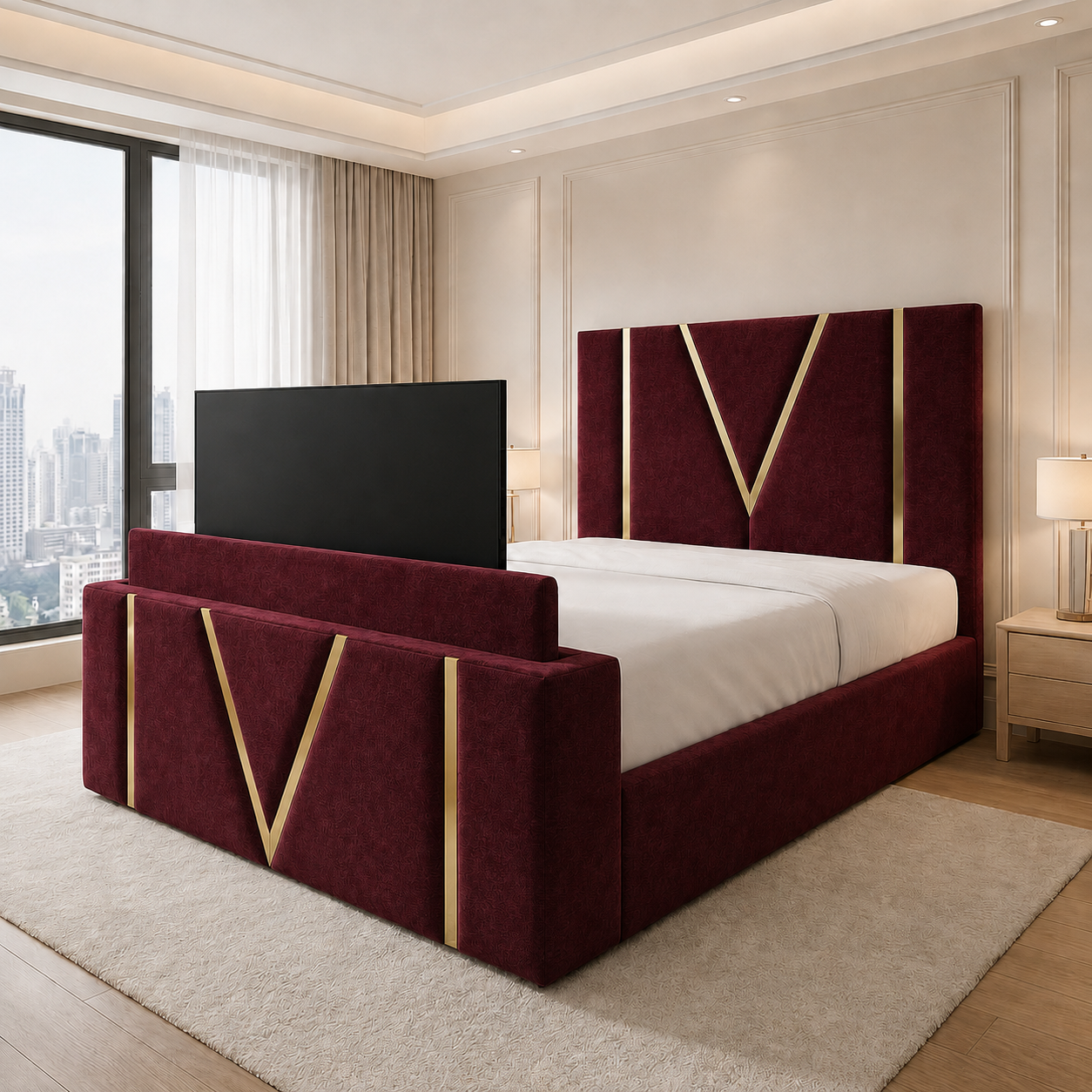 Burgandy Chenille