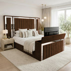 Panel Mirror Tv Bed