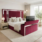 Panel Mirror Tv Bed