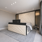 The Monochrome Suite TV Bed