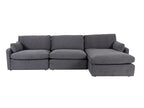 Andrea RHF Corner Sofa – Charcoal Grey