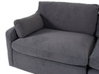 Andrea RHF Corner Sofa – Charcoal Grey