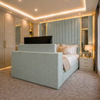 The Alabaster TV Bed