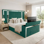 Panel Mirror Tv Bed