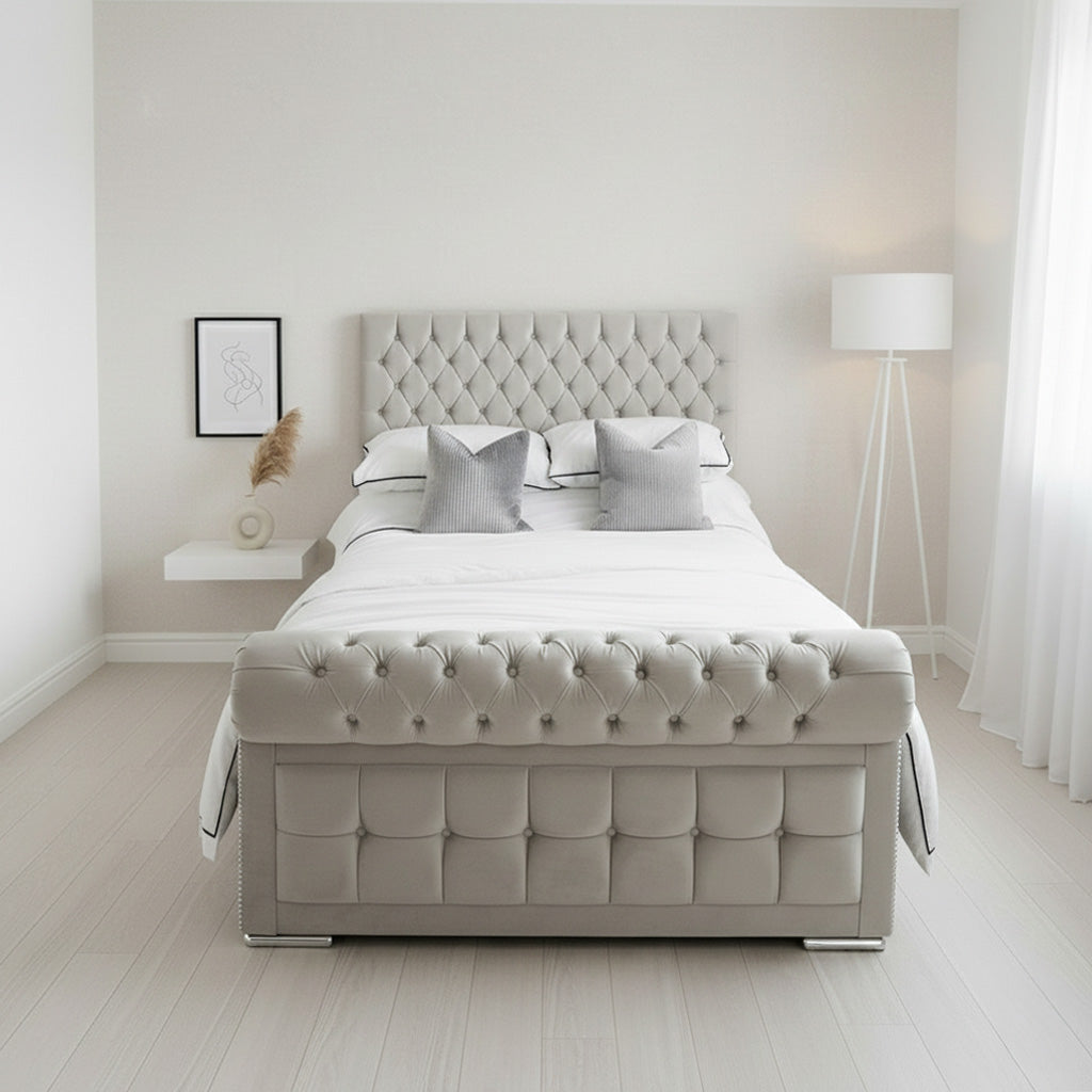 Finchley Sleigh Chesterfield Bed
