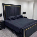 Panel Strip Luxury Bed