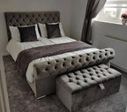 Sleigh Chesterfield Bed