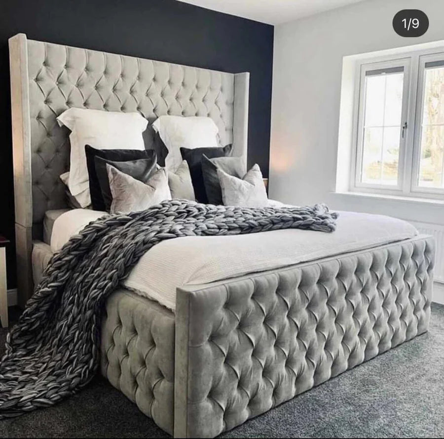 Upholstery Wing Bed