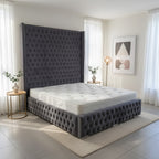 Luxury Chesterfield Wing Bed