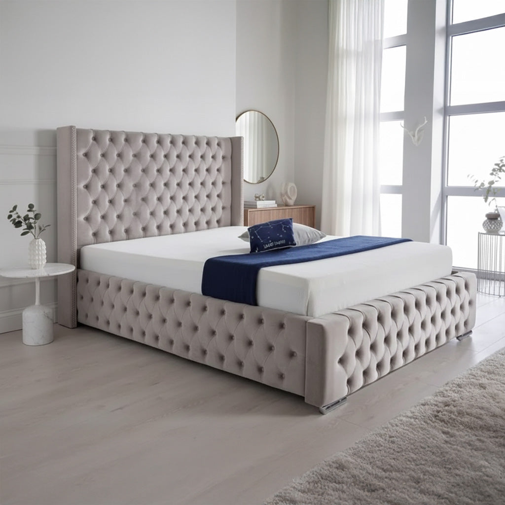 Luxury upholstery Chesterfield Bed