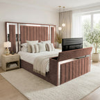 Panel Mirror Tv Bed