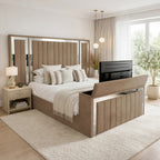 Panel Mirror Tv Bed