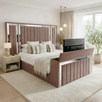 Panel Mirror Tv Bed