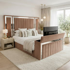 Panel Mirror Tv Bed