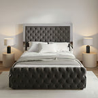 Mirror Chesterfield Bed
